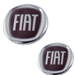 Ön-Arka Takım Panjur Arması Bordo Pımlı 120mm Fiat Doblo 3-ducato