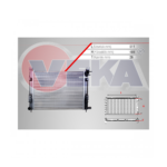 SU Radyatörü Mekanik Renault Clio 4 1.5 DCI M-T 23mm 2012 (8660003460)