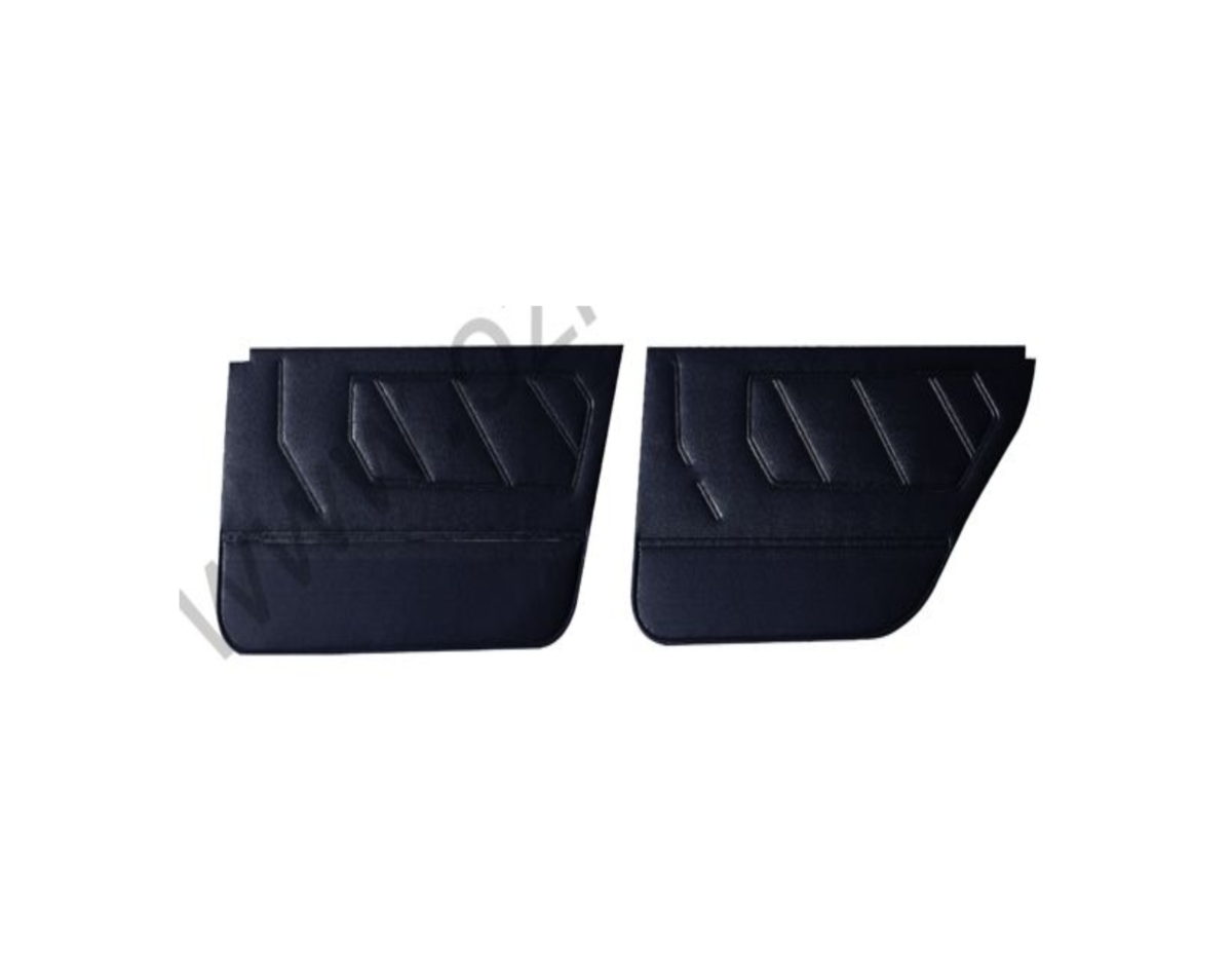 Renault R9 Kapı Döşeme Düz Siyah Sağ-Sol Takım (4 PARÇA) - Görsel 2