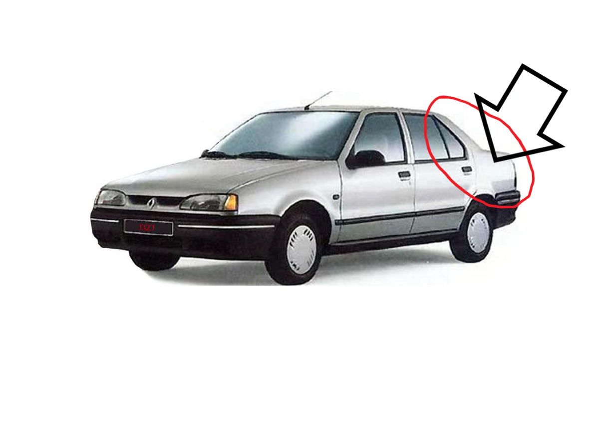 Renault R19 Sedan Sol Arka Çamurluk 1992>1996 (ÖzAnıl 7751465127) - Görsel 2