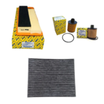 Fiat Punto Euro 5 1.3 Jtd Filtre Bakım Seti Metal Mazot Filtresi Krbn 3lü (Yağ+Hava+Polen) - OPAR