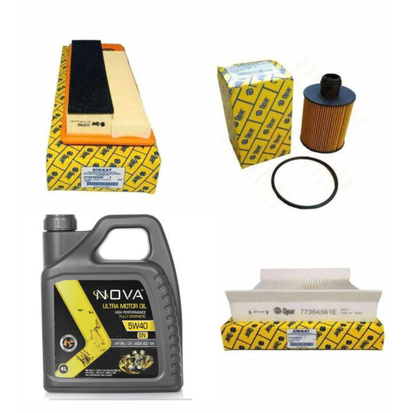 OPAR Fiat Fiorino Euro 5 1.3 D-jtd Multijet 16v Filtre Bakım Seti 2008> + 5W40 NOVA Yağ
