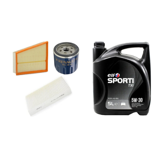 Mais Renault Megane 3 1.5 Dci Filtre Bakım Seti+5 LT 5W-30 ELF Yağ 86-1990>1995-12006>110 Bg 2008>2019