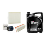 Mais Renault Clio 4 1.5 Dci 3lü Filtre Seti 5 Litre 5W-30 Elf Yağ Model 2012>2019