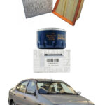 Mais Renault Megane 1 1.4-Ve-1.6 16v-Ve-8v Benzinli Bakım ve Filtre Seti nksSet1016
