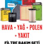 Filtron Opel Astra H 1.3 Cdtı Dizel Filtre Bakım Seti Hava+Yağ+Mazot+Polen Orijinal