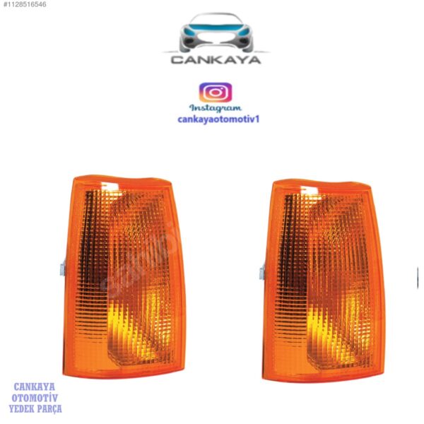Renault R9 Ön Sinyal Sağ-Sol Takım Sarı ESER (7700682926) (7700682927)