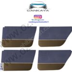 Renault R9-Fairway Kapı Döşemesi Kumaş Mavi Takım