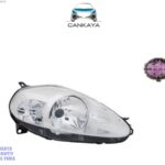 Orijinal Fiat Grande Punto 2008 Sağ Far Motorlu Krom VALEO 51840989