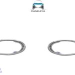 Clio Symbol Ön Tampon Sis Farı Çerçevesi-Kapağı-Yuvası Nikelajı Takım 2013> JOY