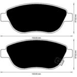 Ön Fren Balatası Fiat 500 0 9 - 1 6 - 1 3D Multijet 2009>2012>KALE B 24549 194 05 KD13