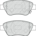 Ön Fren Balatası Opel Corsa D ADAM (Küçük Tip) FERODO FDB1920