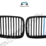 BMW 5 F10+LCİ MAT Siyah M Renkli Panjur Böbrek Takım 2010>2016