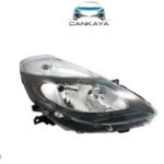 Renault Clio HB Ön Sağ Far Siyah 2009> (7701072013)