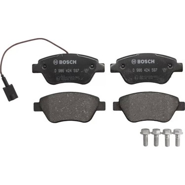 Ön Fren Balatası Fiat Bravo 2 Fiat Fiorino Panda Stilo 2005> CITROËN Citroen Nemo 2010> Peugeot Bipper 2010> Fişli BOSCH 0986424597