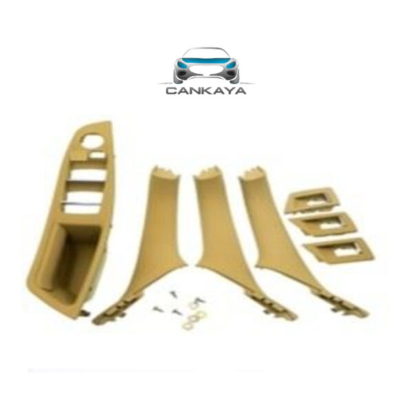 BMW F10 5 Serisi Kapı Kol Set Bej 7 Parça Ayna KATLANMASIZ