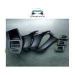 BMW F10 5 Serisi Kapı Kol Seti 7 Parça Siyah Renk Ayna KATLANMASIZ