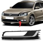 Passat B7 2011>2014 Dolu Kromlu Sis Farı Çerçevesi-Kapağı-Yuvası Sol - Görsel 2