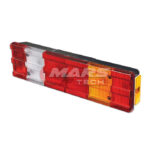 Stop Lambası Kanallı Sağ AMP Soketli Plakasız Mercedes Actros - Axor - Axor 2 - Actros MP2-MP3 - Uzun Tip 510MM - 7 Fonksiyonlu MARS 610948