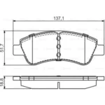 Fren Balatası Ön Ducato 2006> Arka - 207 2006> 208 2012>301 2012>307 2000> 1007 2005> 2008 2013> Partner 1996> PAR BOSCH 0986495430