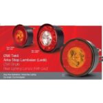 Sinyal Lambası 12V Ledli (Arka Üst Aydınlatma) ALUMINYUM KAPLI Çerçeve (Ø 98mm) FARBA 13961D