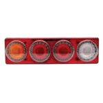 Sol Stop Lambası - Sol Kablolu FLASH 2 TIR 4 Fonksiyonlu (Geri Vites İşaret Stop Sinyal Sis Reflektör ISIKSAN 1029LK