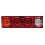 Stop Lambası Camı Sol FLASH I TIR 4 Fonksiyonlu (Geri Vites İşaret Stop Sinyal Sis Reflektör ISIKSAN 1028C