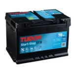 Akü 12V 70 AH 760A Start Stop EFB L03 (278×175×190) (SULU) TUDOR TL700