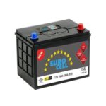 Akü 12V 75 Ah L3 (278×175×190) LPG LI Uzun KENAR Tırnaklı EUROCELL 8699358520036L