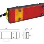 Stop Lambası Camı 7 Fonksiyonlu E Belgeli (UNVR 300) CERKEZ PD800-34