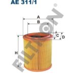 Hava Filtresi P106 P306 Partner Saxo XSARA Berlingo TU3JP (1 4 8V) FILTRON AE 311-1