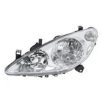 Far+Sinyal Sol Elektrikli Motorlu (H7+H1+H1) Peugeot P307 EM (Sisli) - (01 06) VALEO 088034