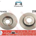 BMW F20-F30 1 ve 3 Serisi Ön Disk Takım