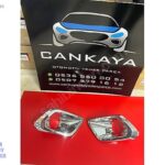 Dacia Sandero Stepway Kromlu Sis Farı Çerçevesi-Kapağı-Yuvası Sağ-Sol Takım