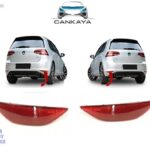 Volkswagen Golf 7 2013 Arka Tampon Reflektör Takım