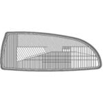 Renault Clio 1996 Far Camı Sağ AYFAR 11225