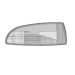 Renault Clio 1996 Far Camı Sol AYFAR 11226