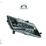 Seat Leon 2013> LEDLİ Sağ Ön Far Orijinal