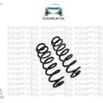 Arka Yay Takım - Volkswagen Golf 5 / Volkswagen Scirocco 2009> Seat Leon 2011-2013 / Octavia 2004>2013