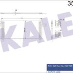 Klima Radyatörü (Kondensatör) MAN TGA 00> TGS-TGX 2006> TGL-TGM 2005> KALE 350350