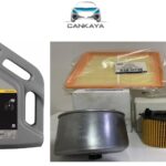 Ford Courier 2014> Yağ Filtre Bakım Seti ve Castrol 5W-30 4LT Partiküllü Motor Yağı