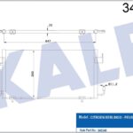 Klima Radyatörü Partner Citroen Berlingo XSARA DW8 XUD9 (1997>2003) KALE 345340