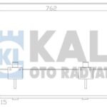 Klima Radyatörü Toyota RAV 4 2 2000>2005 (745×410×16) KALE 383400