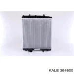 Motor Radyatörü P107 C1 DV4TD (1,4HDI 8V) Toyota AYGO D4D Manuel Ölçü: (375*328*16) KALE 364600