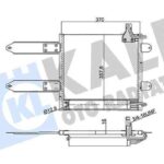 Klima Radyatörü LUPO / Polo VARIANT / AROSA 1.0 / 1.2 TDI / 1.4 16V / 1.4 FSI / 1.6 GTI / 1.7 SDI 98 05 KALE 342930