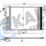 Klima Radyatörü Nissan Qashqai 1.5 DCI 2007 2013 KALE 345260