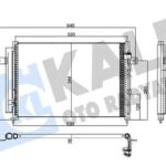 Klima Radyatörü Hyundai Getz 1.3 1.4 Benzinli 2006> KALE 345430