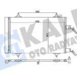 Klima Radyatörü (Kondanser) P407 P508 C5 3 2008> DW10BTED4 (2.0 HDI 16V) KALE 345665
