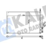 Klima Radyatörü (Kondanser) Fiesta FUSION 1.25 / 1.4 / 1.6 / 1.4TDCI (02 08) MAZDA 2 125 / 1.4 KALE 378800