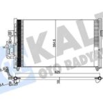 Klima Radyatörü (Kondanser) Komple Hyundai Elantra 1996-2000 KALE 379700